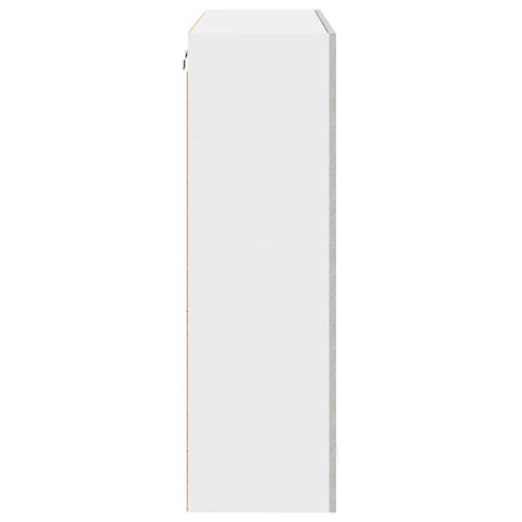 vidaXL Hanging cabinet with Shelf Riga Concrete Grey 80 x 31 x 100 cm