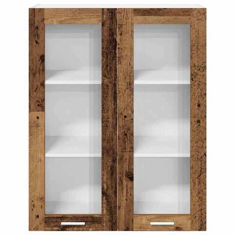 vidaXL Hanging cabinet Riga Old Wood 80 x 31 x 100 cm Engineered Wood