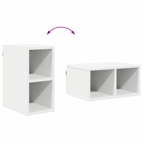 vidaXL Hanging cabinet Riga White 20 x 29.5 x 40 cm Engineered Wood