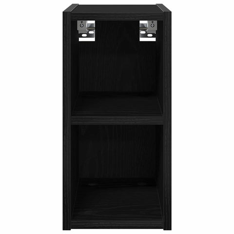 vidaXL Hanging cabinet with Shelf Riga Black Oak 20 x 29.5 x 40 cm