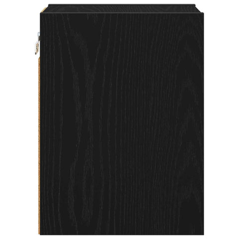 vidaXL Hanging cabinet with Shelf Riga Black Oak 20 x 29.5 x 40 cm
