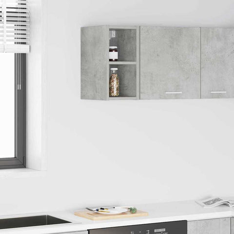 vidaXL Hanging cabinet with Shelf Riga Concrete Grey 20 x 29.5 x 40 cm