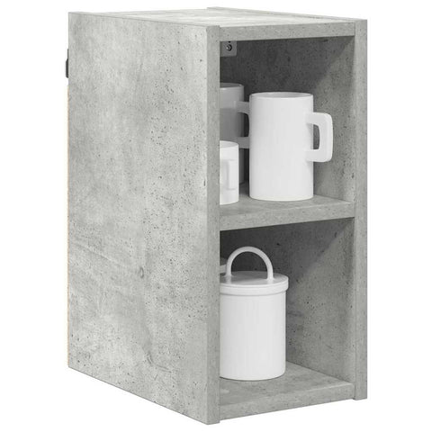 vidaXL Hanging cabinet with Shelf Riga Concrete Grey 20 x 29.5 x 40 cm