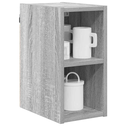 vidaXL Hanging cabinet with Shelf Riga Grey Sonoma 20 x 29.5 x 40 cm
