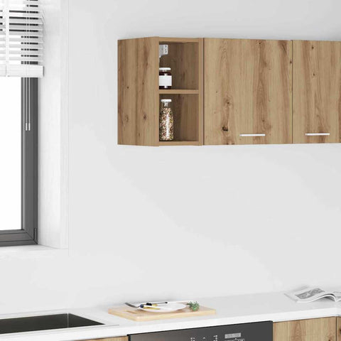 vidaXL Hanging cabinet with Shelf Riga Artisan Oak 20 x 29.5 x 40 cm