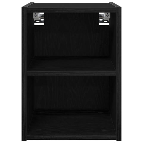 vidaXL Hanging cabinet with Shelf Riga Black Oak 30 x 29.5 x 40 cm