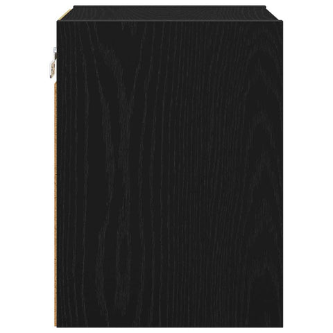 vidaXL Hanging cabinet with Shelf Riga Black Oak 30 x 29.5 x 40 cm