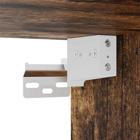 vidaXL Hanging cabinet with Shelf Riga Smoked Oak 30 x 29.5 x 40 cm