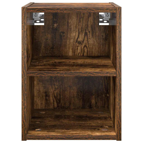 vidaXL Hanging cabinet with Shelf Riga Smoked Oak 30 x 29.5 x 40 cm