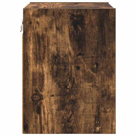 vidaXL Hanging cabinet with Shelf Riga Smoked Oak 30 x 29.5 x 40 cm