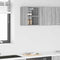 vidaXL Hanging cabinet with Shelf Riga Grey Sonoma 30 x 29.5 x 40 cm