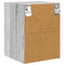 vidaXL Hanging cabinet with Shelf Riga Grey Sonoma 30 x 29.5 x 40 cm