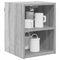 vidaXL Hanging cabinet with Shelf Riga Grey Sonoma 30 x 29.5 x 40 cm