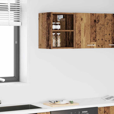vidaXL Hanging cabinet Riga Old Wood 30 x 29.5 x 40 cm Engineered Wood