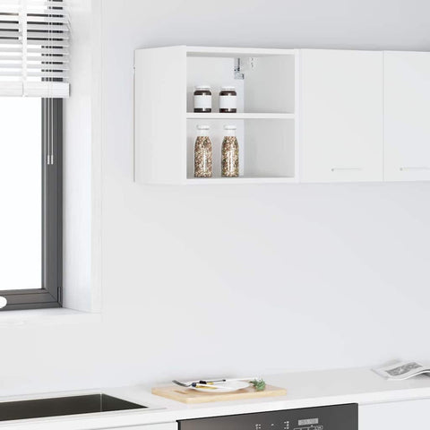 vidaXL Hanging cabinet Riga White 40 x 29.5 x 40 cm Engineered Wood