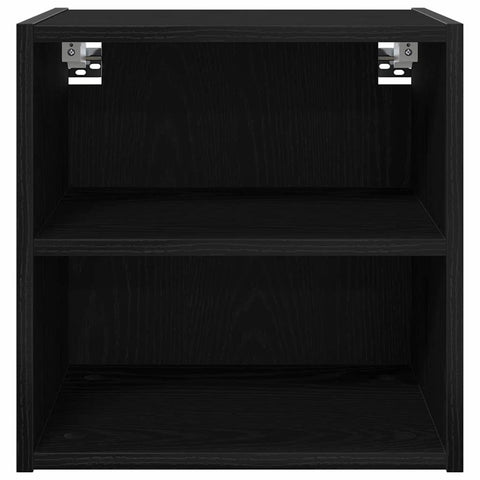 vidaXL Hanging cabinet with Shelf Riga Black Oak 40 x 29.5 x 40 cm