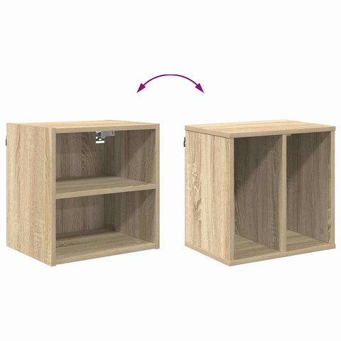 vidaXL Hanging cabinet with Shelf Riga Sonoma Oak 40 x 29.5 x 40 cm