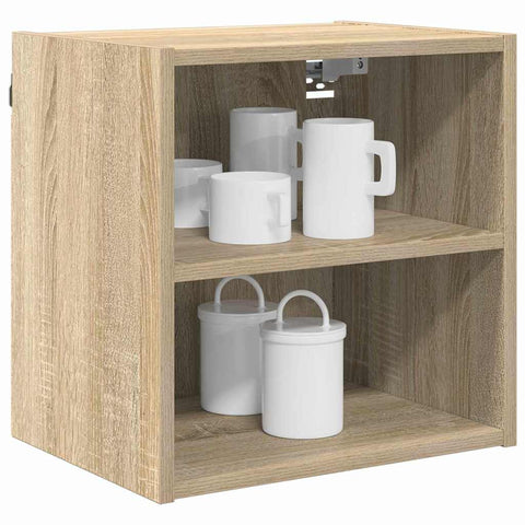 vidaXL Hanging cabinet with Shelf Riga Sonoma Oak 40 x 29.5 x 40 cm