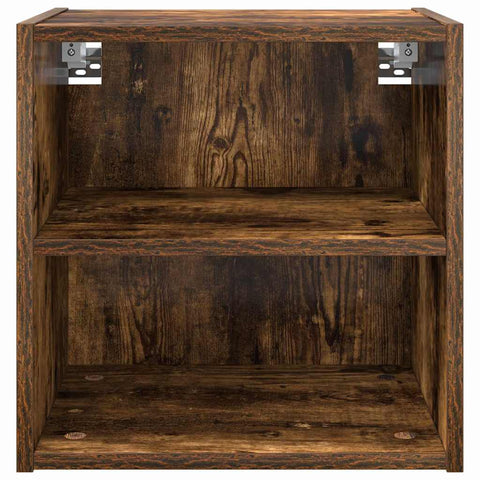 vidaXL Hanging cabinet with Shelf Riga Smoked Oak 40 x 29.5 x 40 cm