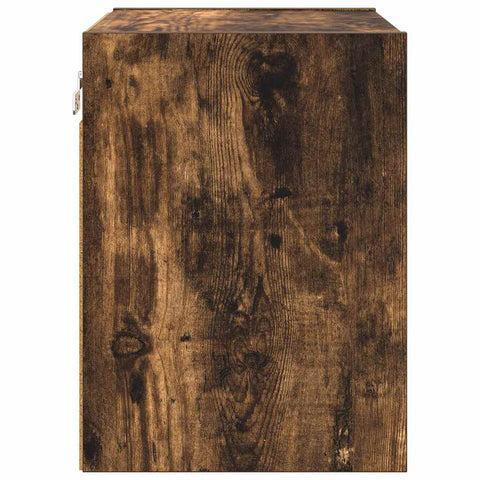 vidaXL Hanging cabinet with Shelf Riga Smoked Oak 40 x 29.5 x 40 cm