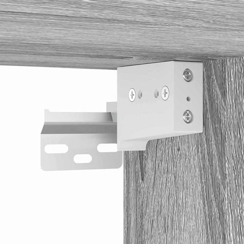 vidaXL Hanging cabinet with Shelf Riga Grey Sonoma 40 x 29.5 x 40 cm