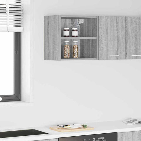 vidaXL Hanging cabinet with Shelf Riga Grey Sonoma 40 x 29.5 x 40 cm