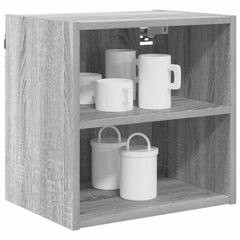 vidaXL Hanging cabinet with Shelf Riga Grey Sonoma 40 x 29.5 x 40 cm
