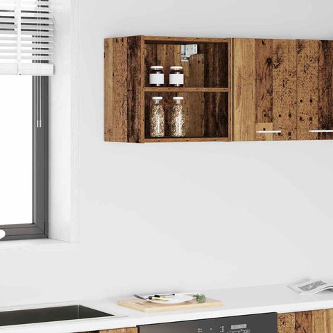 vidaXL Hanging cabinet Riga Old Wood 40 x 29.5 x 40 cm Engineered Wood