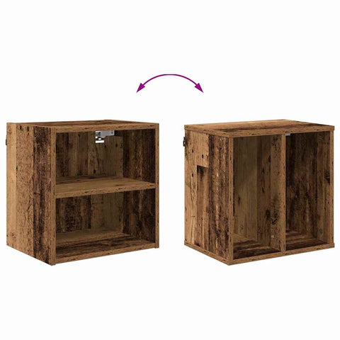 vidaXL Hanging cabinet Riga Old Wood 40 x 29.5 x 40 cm Engineered Wood
