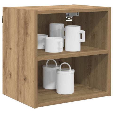 vidaXL Hanging cabinet with Shelf Riga Artisan Oak 40 x 29.5 x 40 cm
