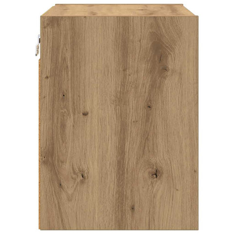 vidaXL Hanging cabinet with Shelf Riga Artisan Oak 40 x 29.5 x 40 cm