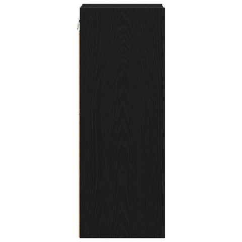 vidaXL Hanging cabinet with Shelf Riga Black Oak 20 x 29.5 x 80 cm