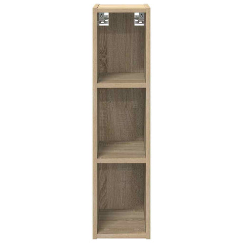 vidaXL Hanging cabinet with Shelf Riga Sonoma Oak 20 x 29.5 x 80 cm