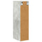 vidaXL Hanging cabinet with Shelf Riga Concrete Grey 20 x 29.5 x 80 cm