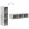 vidaXL Hanging cabinet with Shelf Riga Concrete Grey 20 x 29.5 x 80 cm