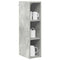 vidaXL Hanging cabinet with Shelf Riga Concrete Grey 20 x 29.5 x 80 cm