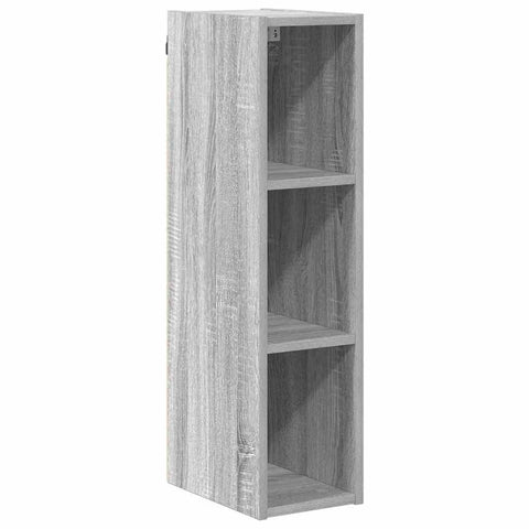 vidaXL Hanging cabinet with Shelf Riga Grey Sonoma 20 x 29.5 x 80 cm