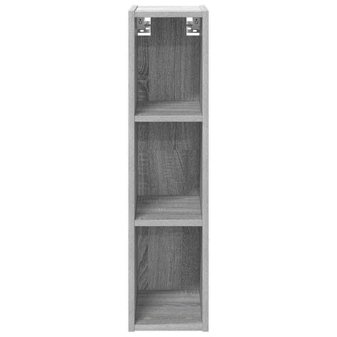 vidaXL Hanging cabinet with Shelf Riga Grey Sonoma 20 x 29.5 x 80 cm