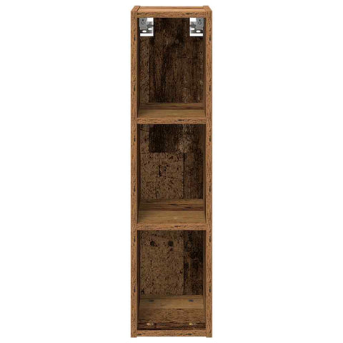 vidaXL Hanging cabinet Riga Old Wood 20 x 29.5 x 80 cm Engineered Wood