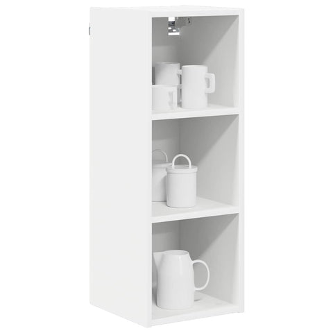 vidaXL Hanging cabinet Riga White 30 x 29.5 x 80 cm Engineered Wood