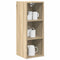 vidaXL Hanging cabinet with Shelf Riga Sonoma Oak 30 x 29.5 x 80 cm