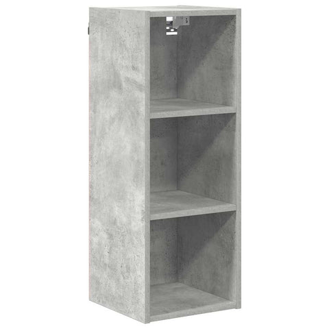vidaXL Hanging cabinet with Shelf Riga Concrete Grey 30 x 29.5 x 80 cm