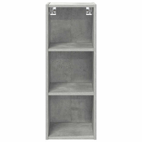 vidaXL Hanging cabinet with Shelf Riga Concrete Grey 30 x 29.5 x 80 cm