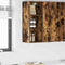 vidaXL Hanging cabinet with Shelf Riga Smoked Oak 30 x 29.5 x 80 cm