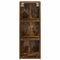 vidaXL Hanging cabinet with Shelf Riga Smoked Oak 30 x 29.5 x 80 cm