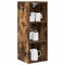 vidaXL Hanging cabinet with Shelf Riga Smoked Oak 30 x 29.5 x 80 cm