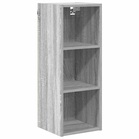 vidaXL Hanging Cabinet with Shelf Riga Grey Sonoma 30 x 29.5 x 80 cm