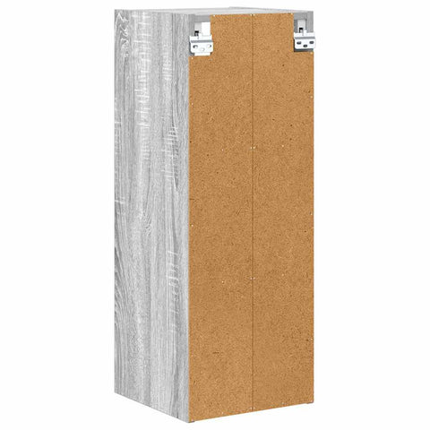 vidaXL Hanging Cabinet with Shelf Riga Grey Sonoma 30 x 29.5 x 80 cm