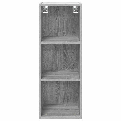 vidaXL Hanging Cabinet with Shelf Riga Grey Sonoma 30 x 29.5 x 80 cm