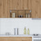 vidaXL Hanging cabinet with Shelf Riga Artisan Oak 30 x 29.5 x 80 cm